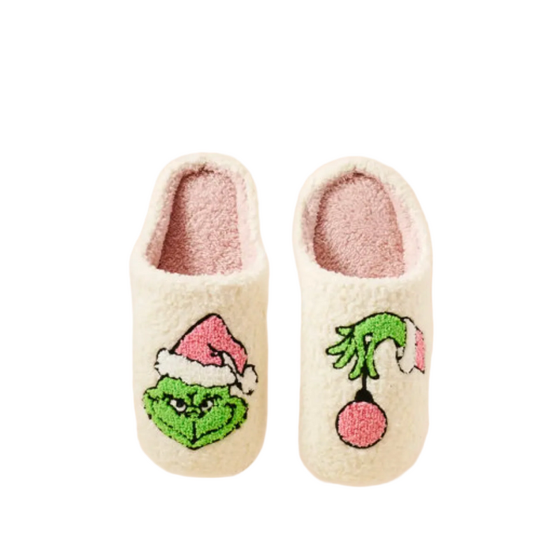 Christmas Monster Home Slippers