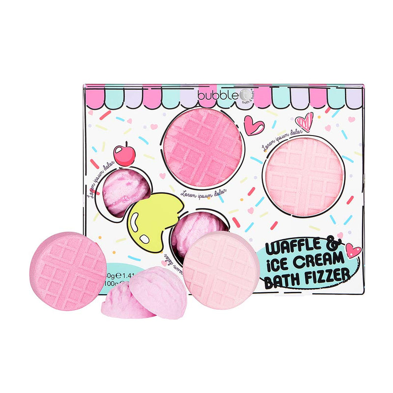 Waffle & Ice Cream Bath Bomb Gift Set