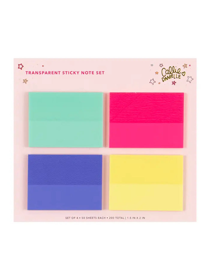 Transparent Sticky Notes Set