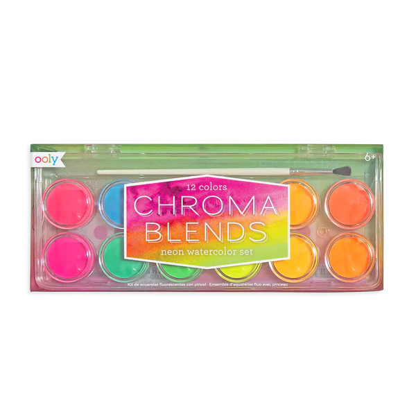 Chroma Blends Neon Watercolor Paint Set