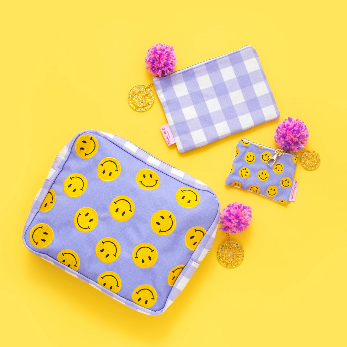 Smiley Pouch - Medium