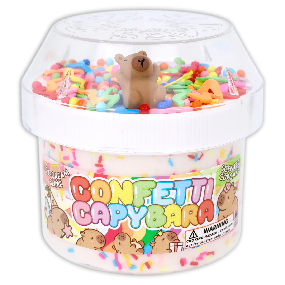 Confetti Capybara - Ice Cream Slime