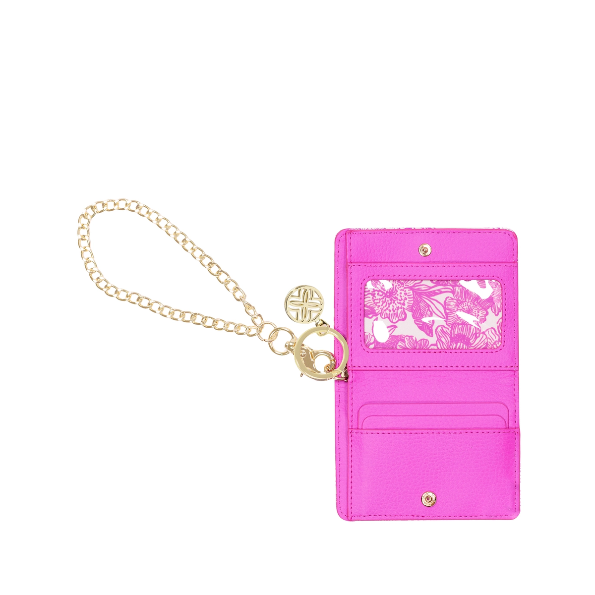 Unforgettable Pink Snap Card Case