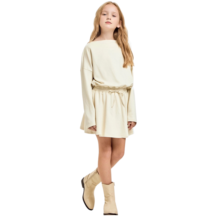 Modal Knit Boat Neck Dress