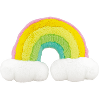 Rainbow Furry Pillow