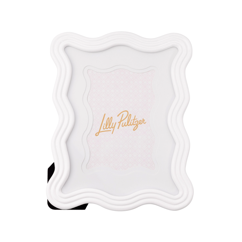 Resort White Wavy Picture Frame