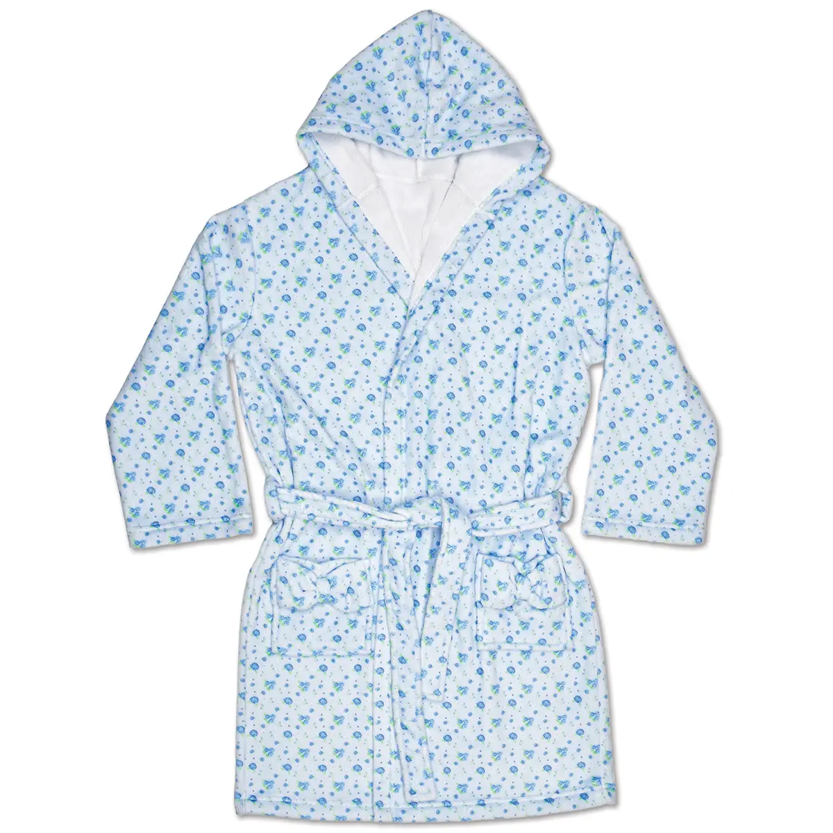 Blue Ditsy Robe