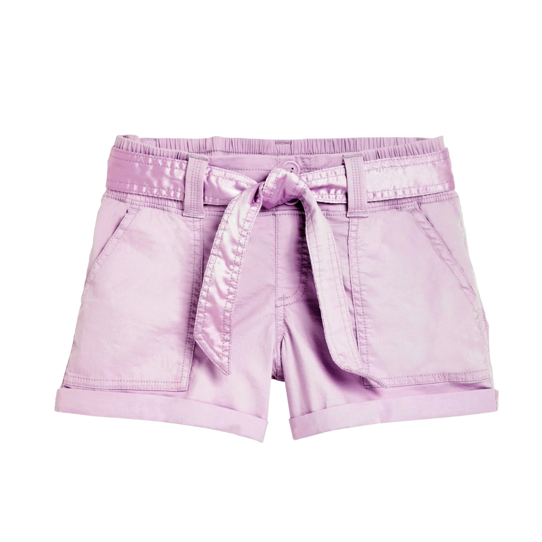 Cargo Cuff Shorts With Belt