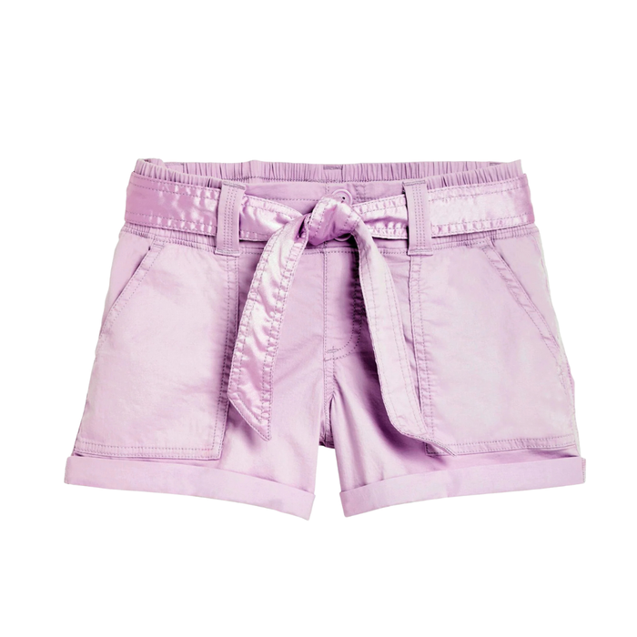 Cargo Cuff Shorts With Belt