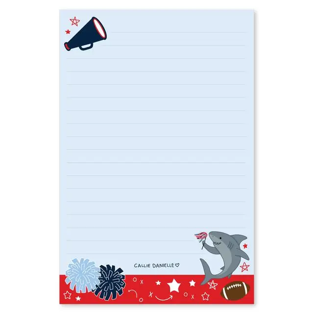 Oxford Football Game Day Notepad