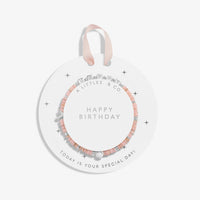 Silver Bracelet - Happy Birthday