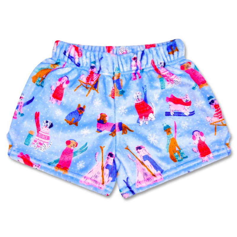 Ski Dogs Plush Shorts
