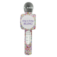 Confetti Bling Karaoke Microphone & Bluetooth Speaker