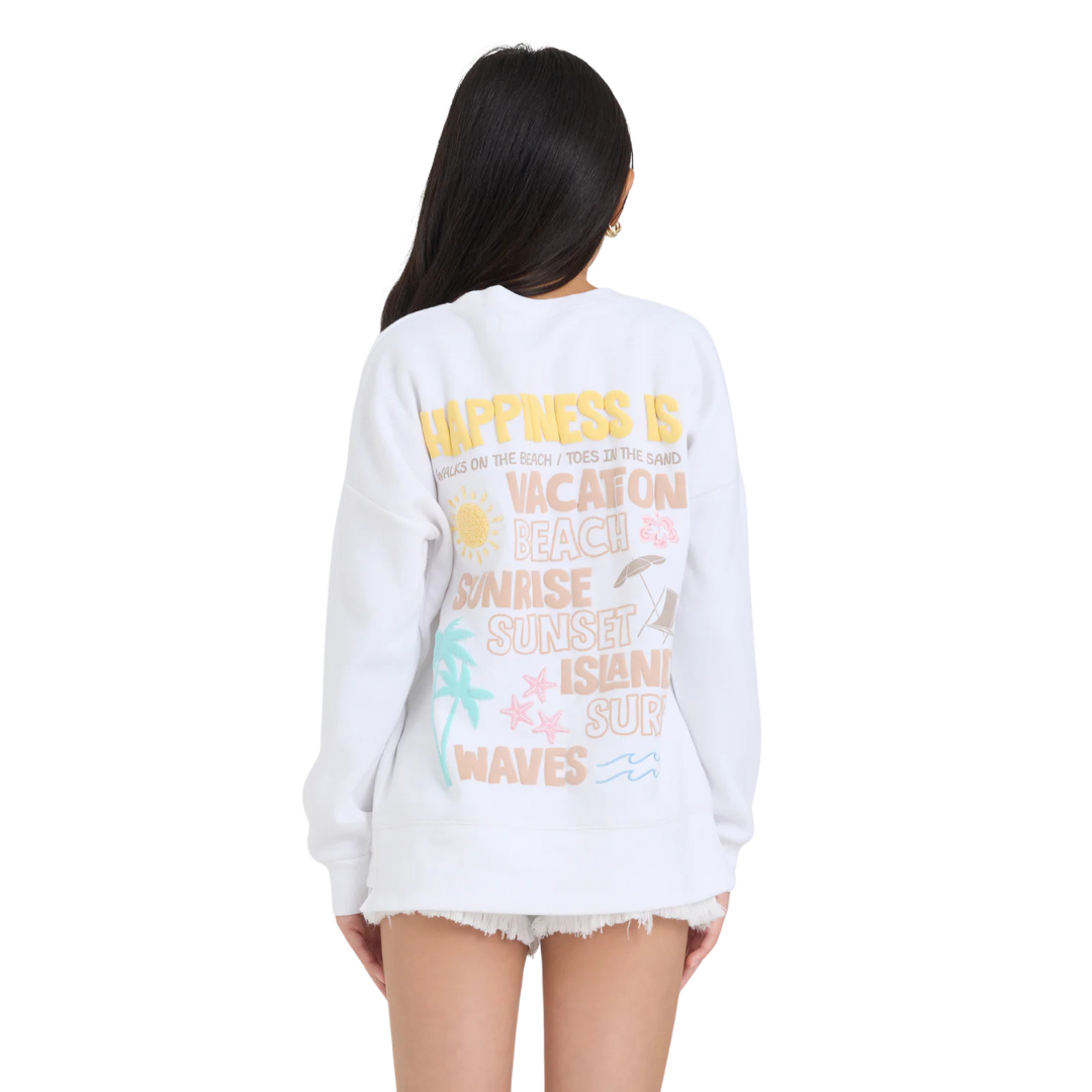 Happiness Oversize Crew Neck
