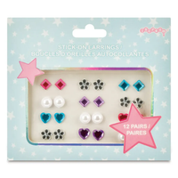Star Bright Stick On Earrings