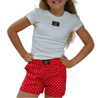 Lulu Mac Mini Polka Dot Shorts