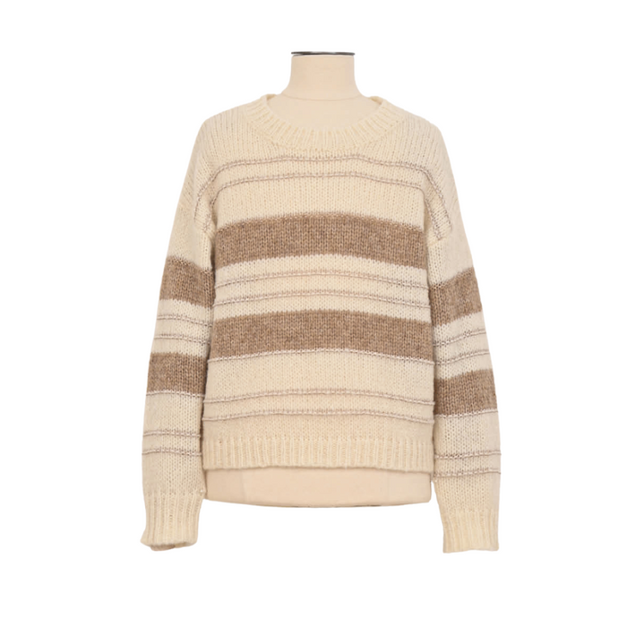 Girls Knitted Stripes Sweater