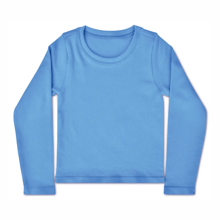 Bright Blue Long Sleeve Shirt
