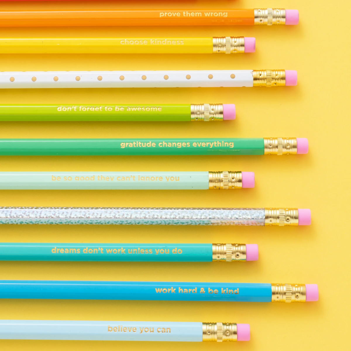 Motivational Pencil Set