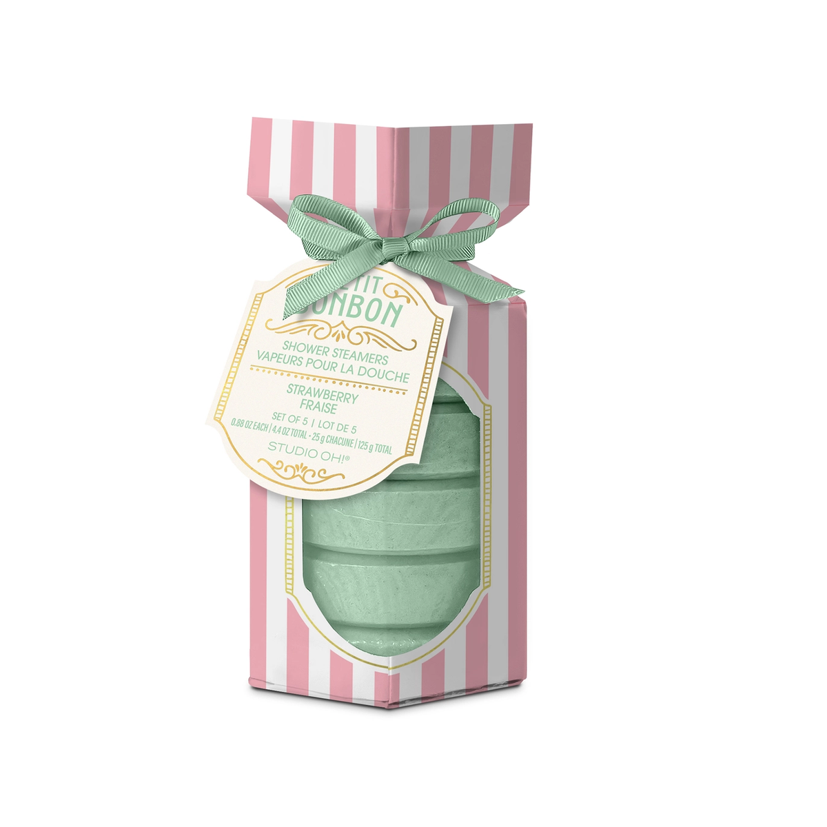 Petit Bon Bon Sweetheart Pink Shower Steamers