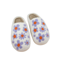 Lilac Daisy All Over Slippers