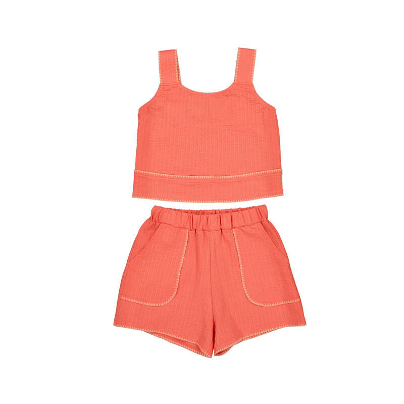 Knit Short Set Shell