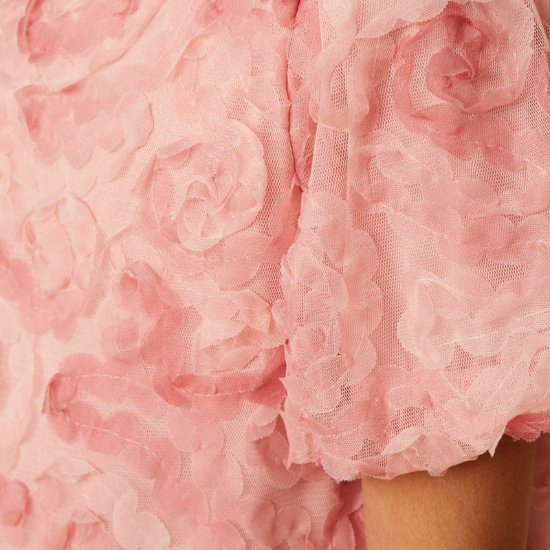 Puff Sleeve Organza Top