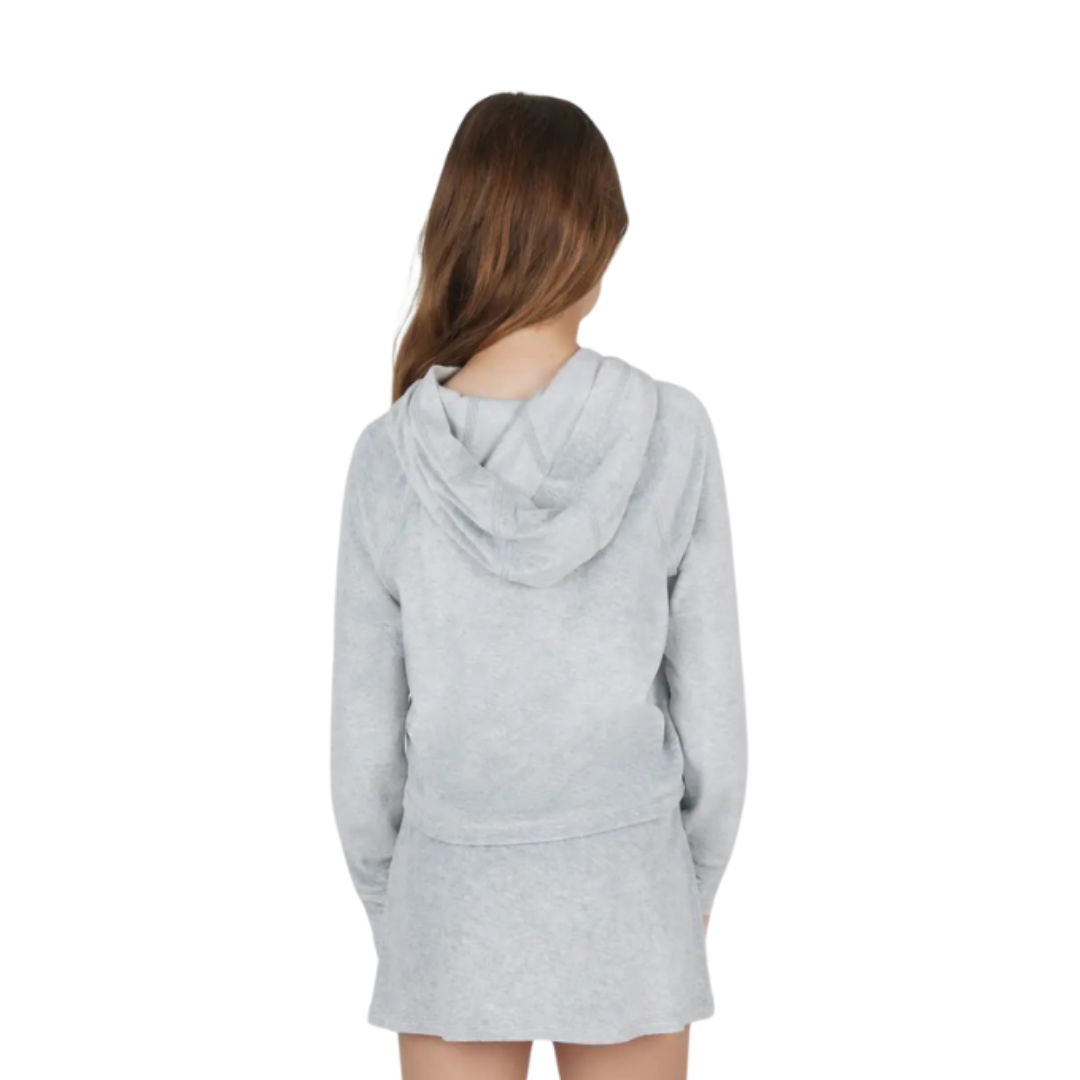 Girls Velour Hoodie