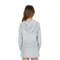 Girls Velour Hoodie