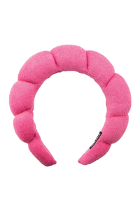 Hot Pink Spa Headband & Wristband Set