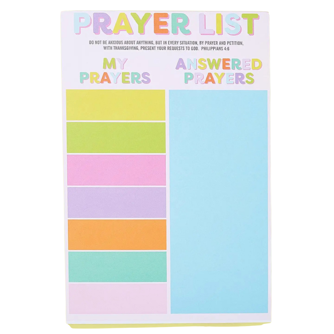Prayer List Notepad