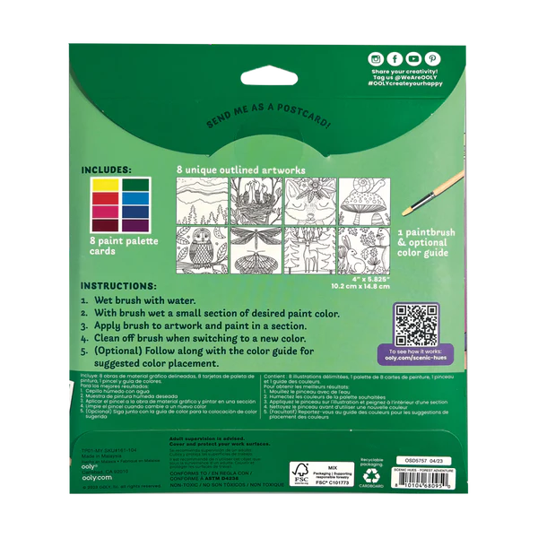 Scenic Hues D.I.Y. Watercolor Kit Forest Adventure