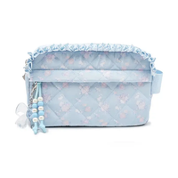 Quilted Floral Printed Pouch & Charm
