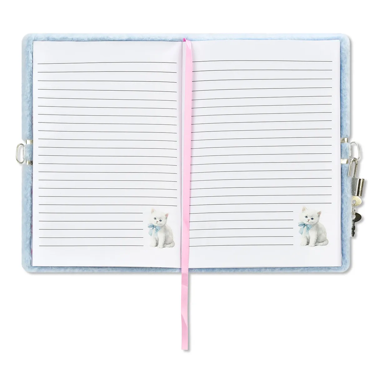 Pretty Kitty Lock and Key Journal