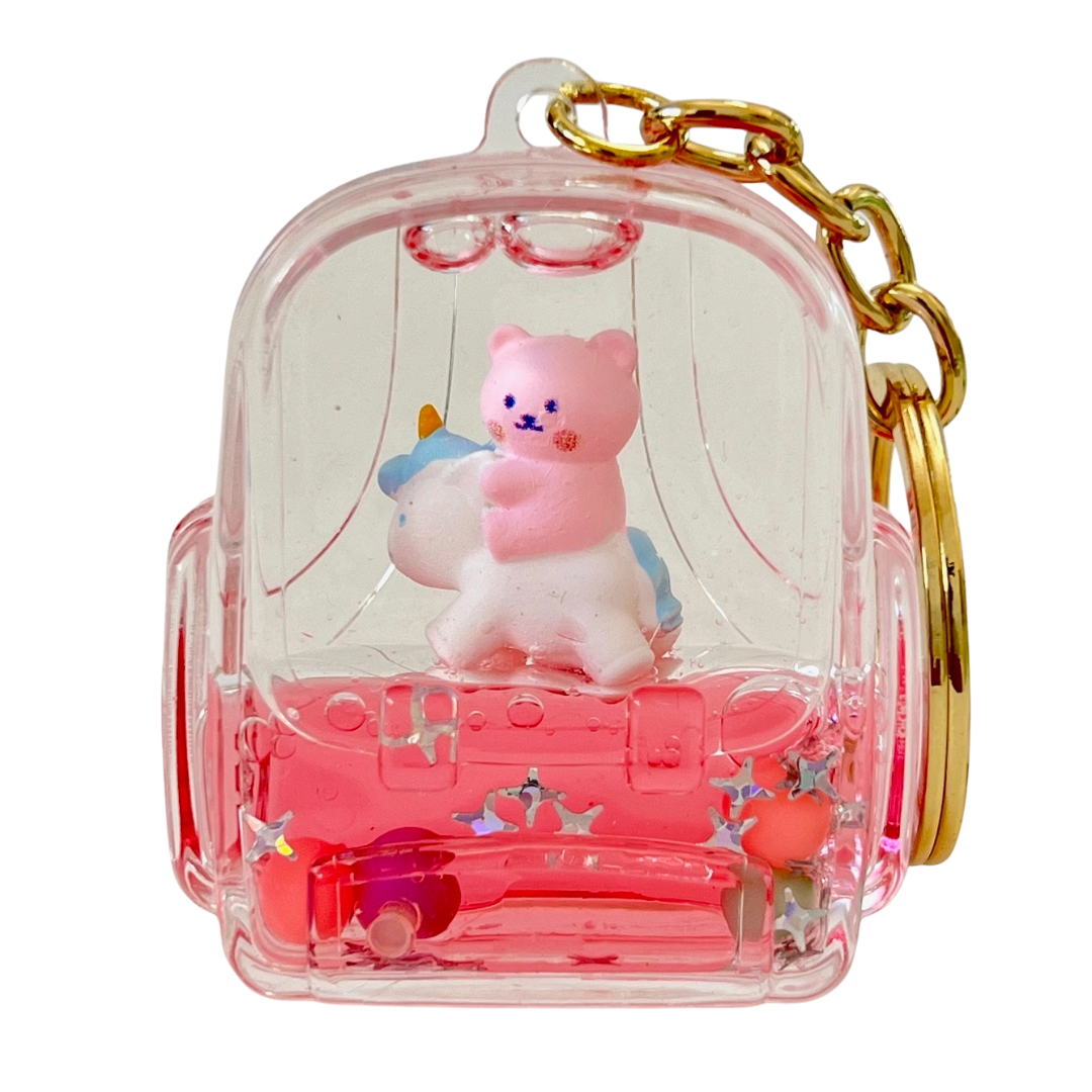 Bear & Unicorn Floaty Key Charm