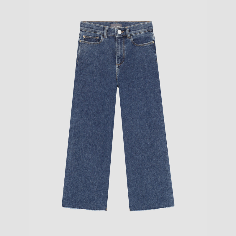Lily Wide Leg Jean in Adams Wash