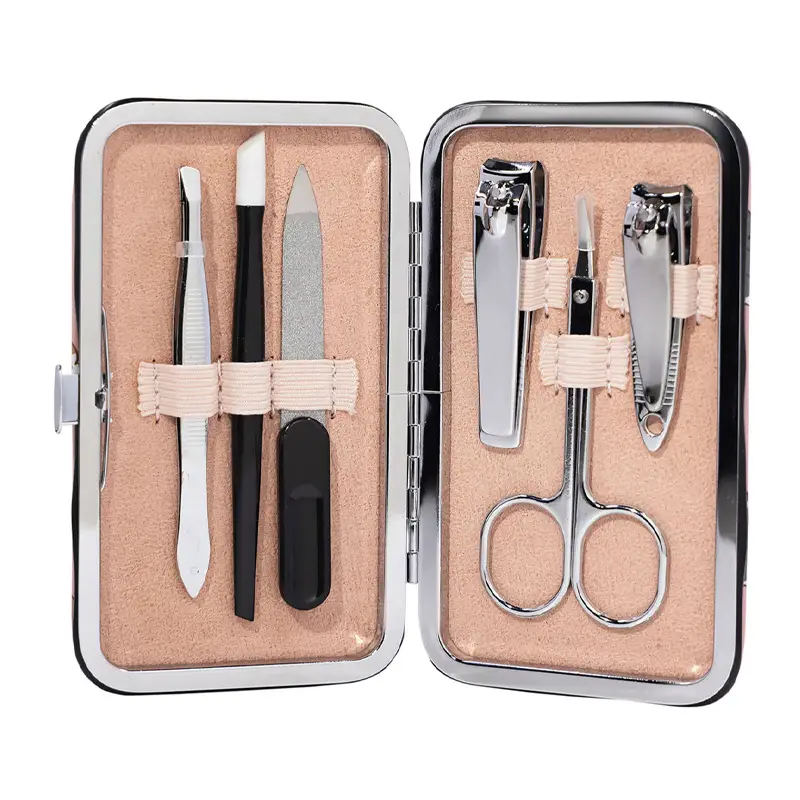 Manicure Set & Travel Case - Dog Print