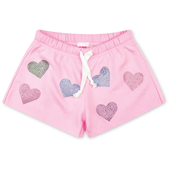 Sparkling Hearts Sweat Shorts