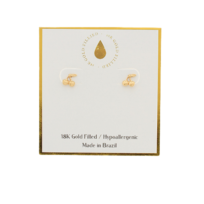 Cherry Gold Filled Studs