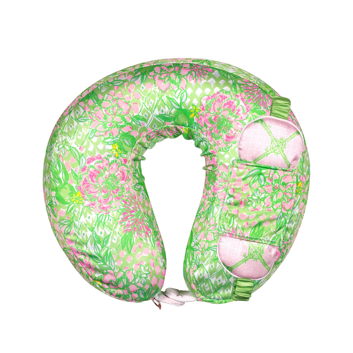 Lime Feeling Good Neck Pillow and Eye Mask