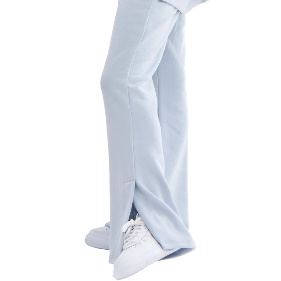 Cotton Terry Slit Hem Pants
