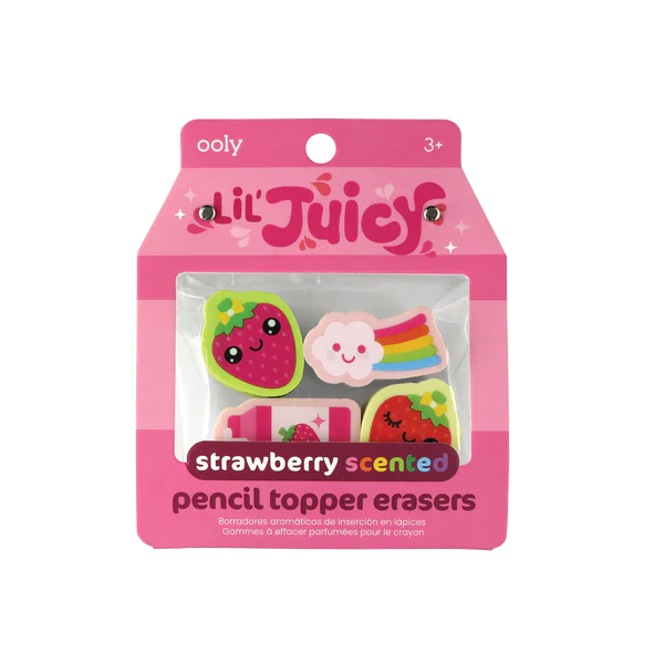 Lil' Juicy Scented Topper Eraser - Strawberry