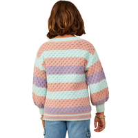 Color Block Chunky Sweater