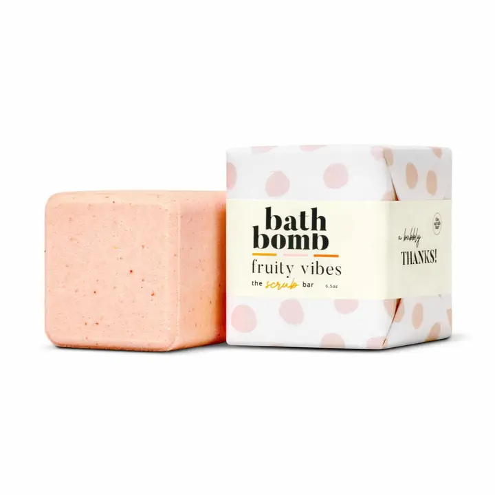 Bubbly Thanks- Pink Fruity Bath Bomb