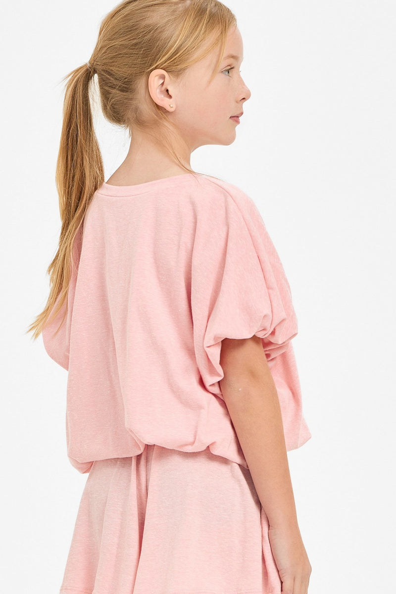 Cotton Slub Bubble Top