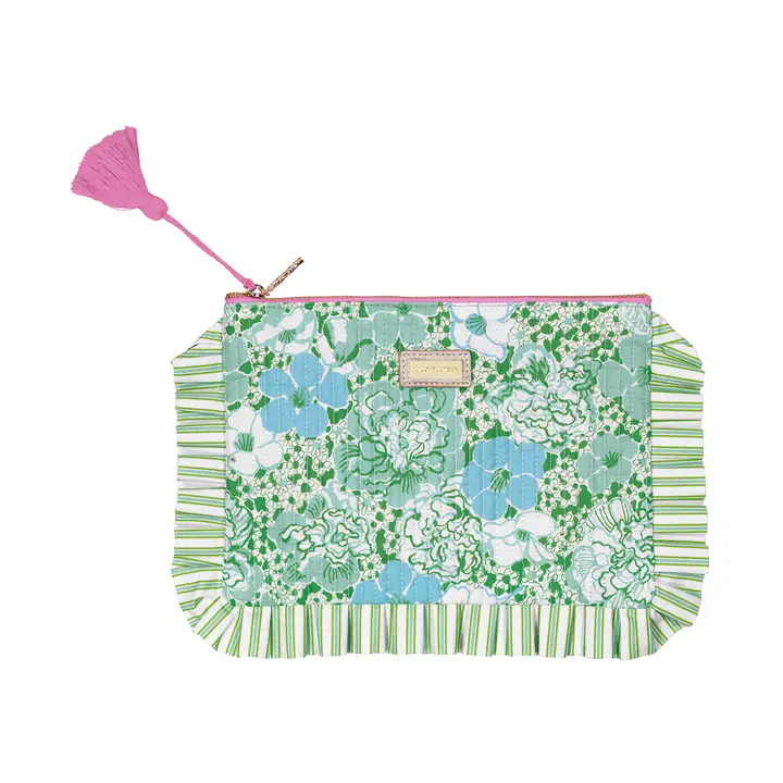 Mint Condition Burst of Joy Ruffle Pouch
