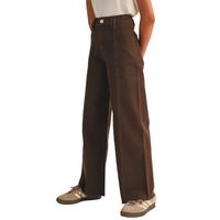 Wide Leg Denim Pants