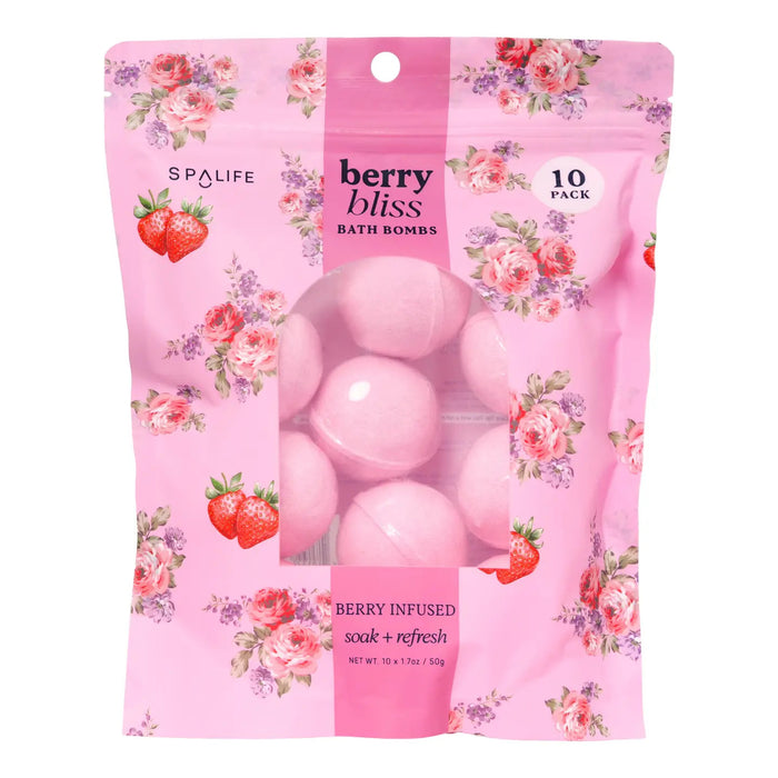 Berry Bliss Bath Bombs (10 Pack)