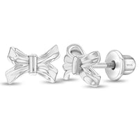 Classic Ribbon Toddler/Kid Bow Earrings