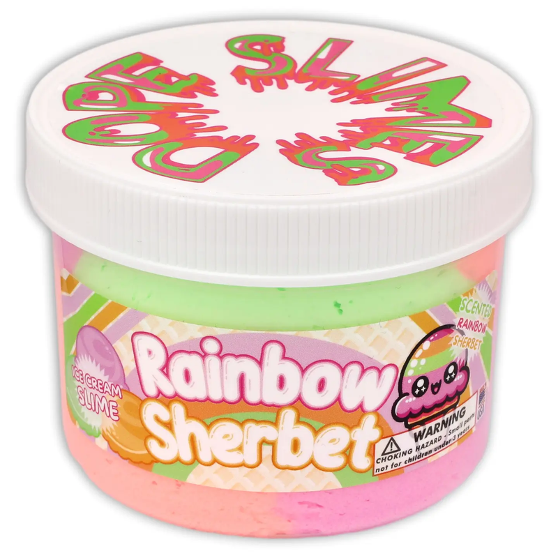 Rainbow Sherbert Slime